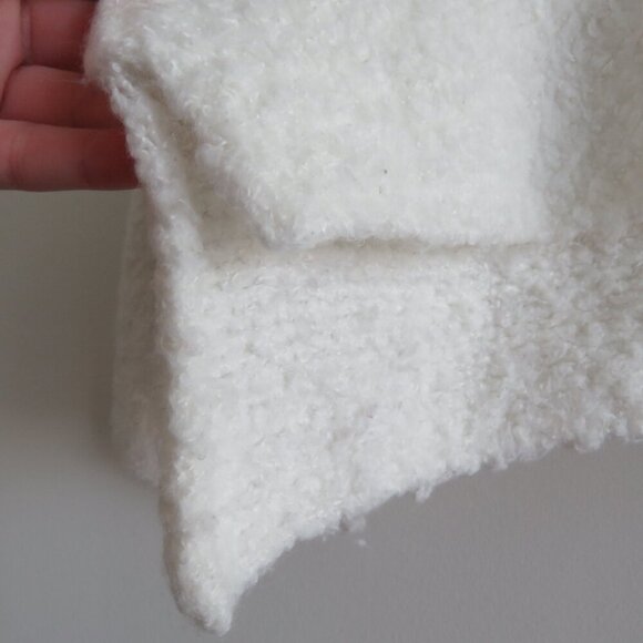 FREE PEOPLE Solid Cocoon Solid Crew Sweater Jumper in Ivory Neutral - Size XS - Picture 7 of 14